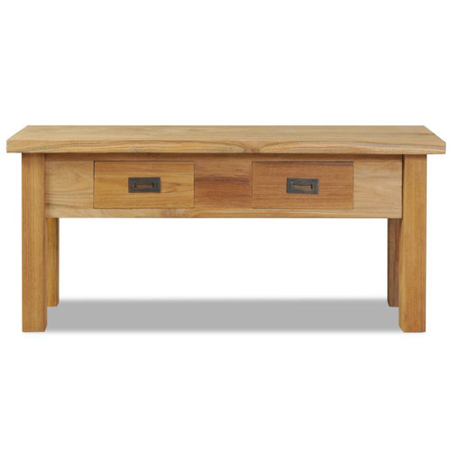 Millwood Pines Wood Drawer Storage Bench Wayfair
